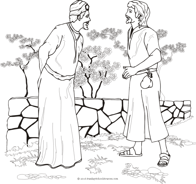 Coloring page of Ahab offering to buy ...