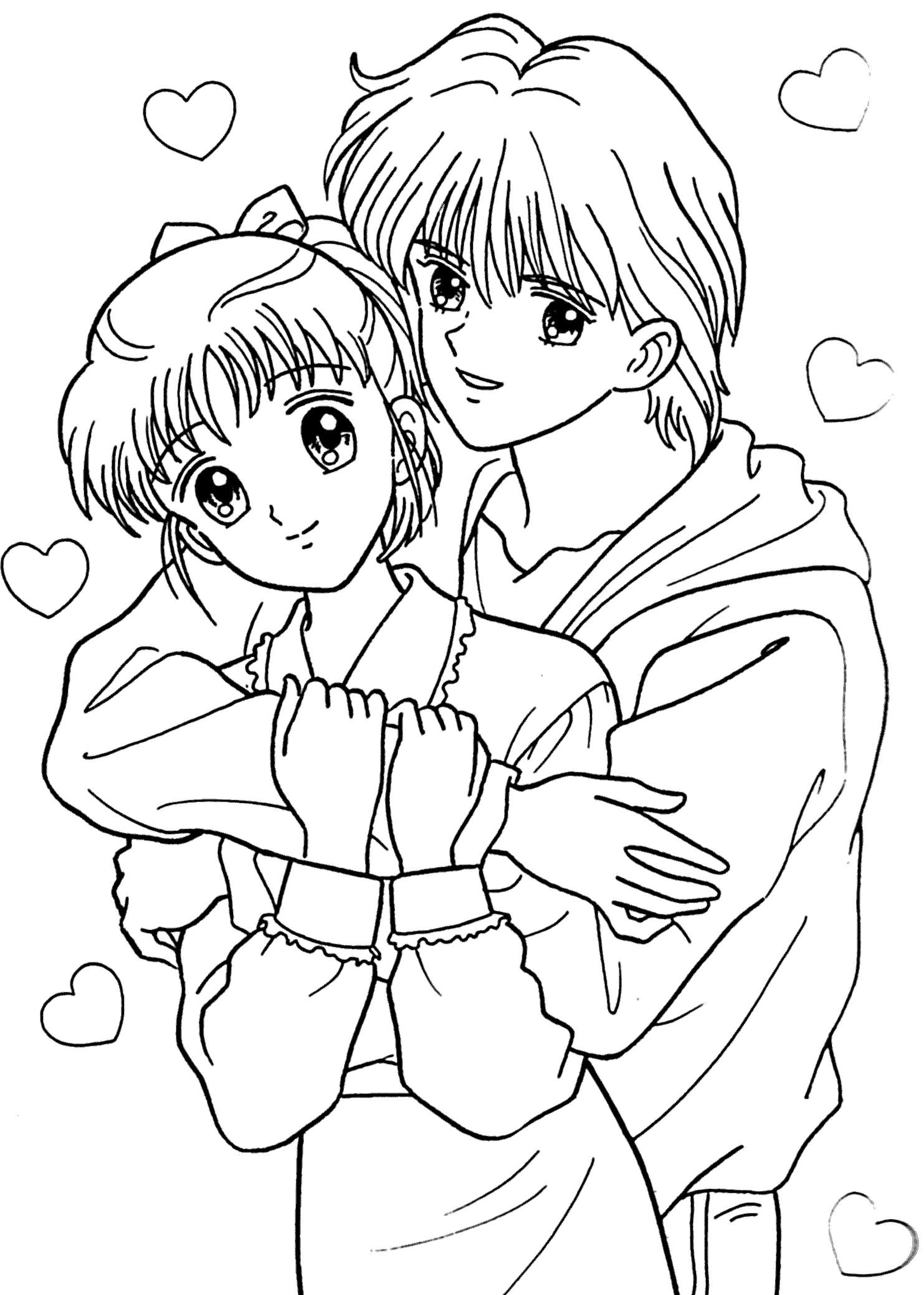Anime Boy Coloring Pages F - Coloring Pages For All Ages