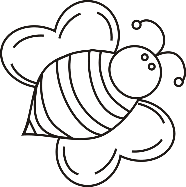 Bee Coloring Pages - GetColoringPages.com