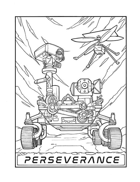 Mars Perseverance Rover & Ingenuity Helicopter Space Science