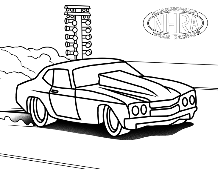 Color our world! Downloadable racing images for your kids to color | NHRA