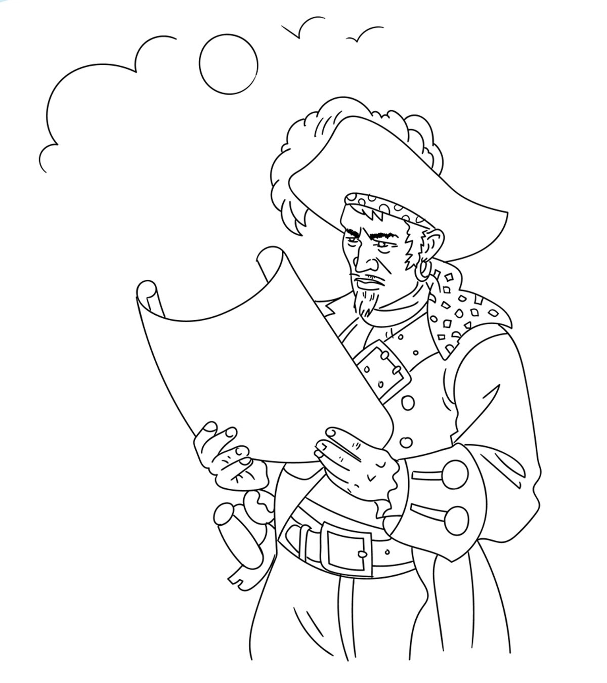 Top 10 Pirates Of The Caribbean Coloring Pages For Toddlers