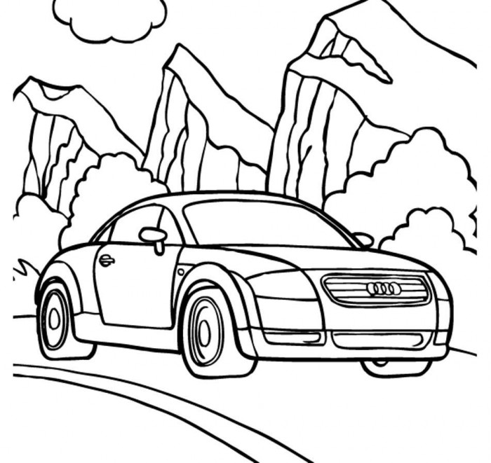 Audi R8 Coloring Pages color your own audi r18 from racing colour ...