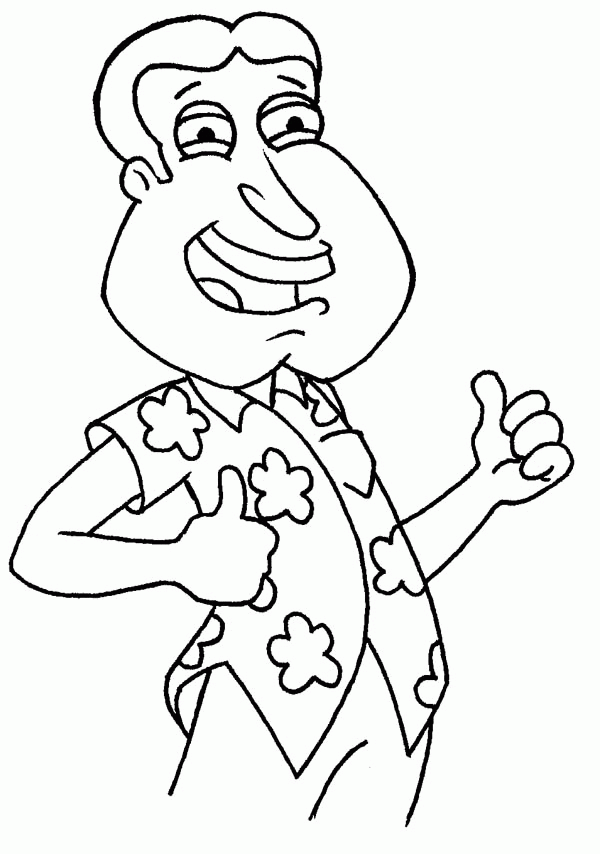 Of Family Guy - Coloring Pages for Kids and for Adults