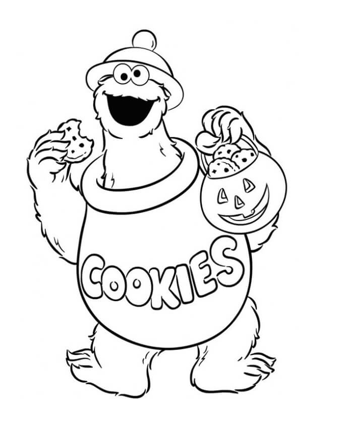Cookie Monster Coloring Pages - Best Coloring Pages For Kids
