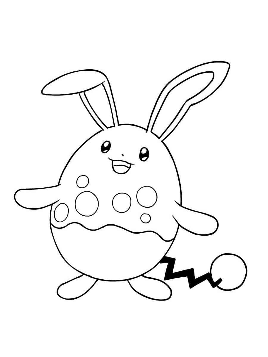 Pokemon Azumarill coloring pages - Free ...