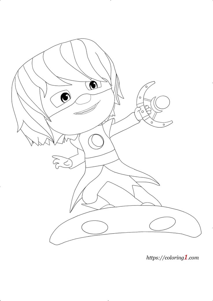 Pin on Pj Masks coloring pages