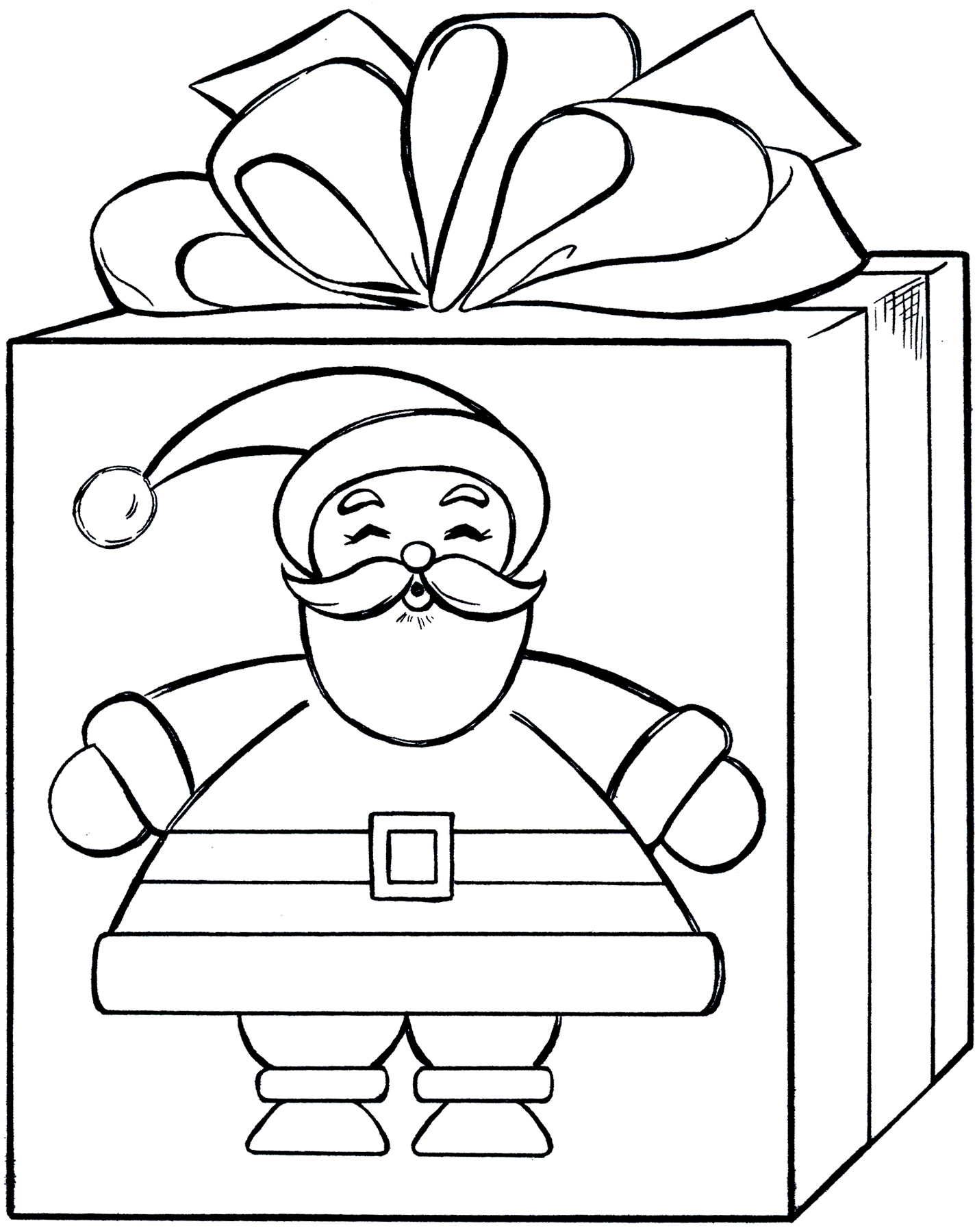 12+ Free Printable Christmas Coloring Pages! - The Graphics Fairy