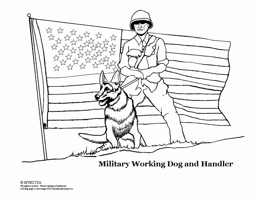 Military Printable Coloring Sheets - Coloring Page