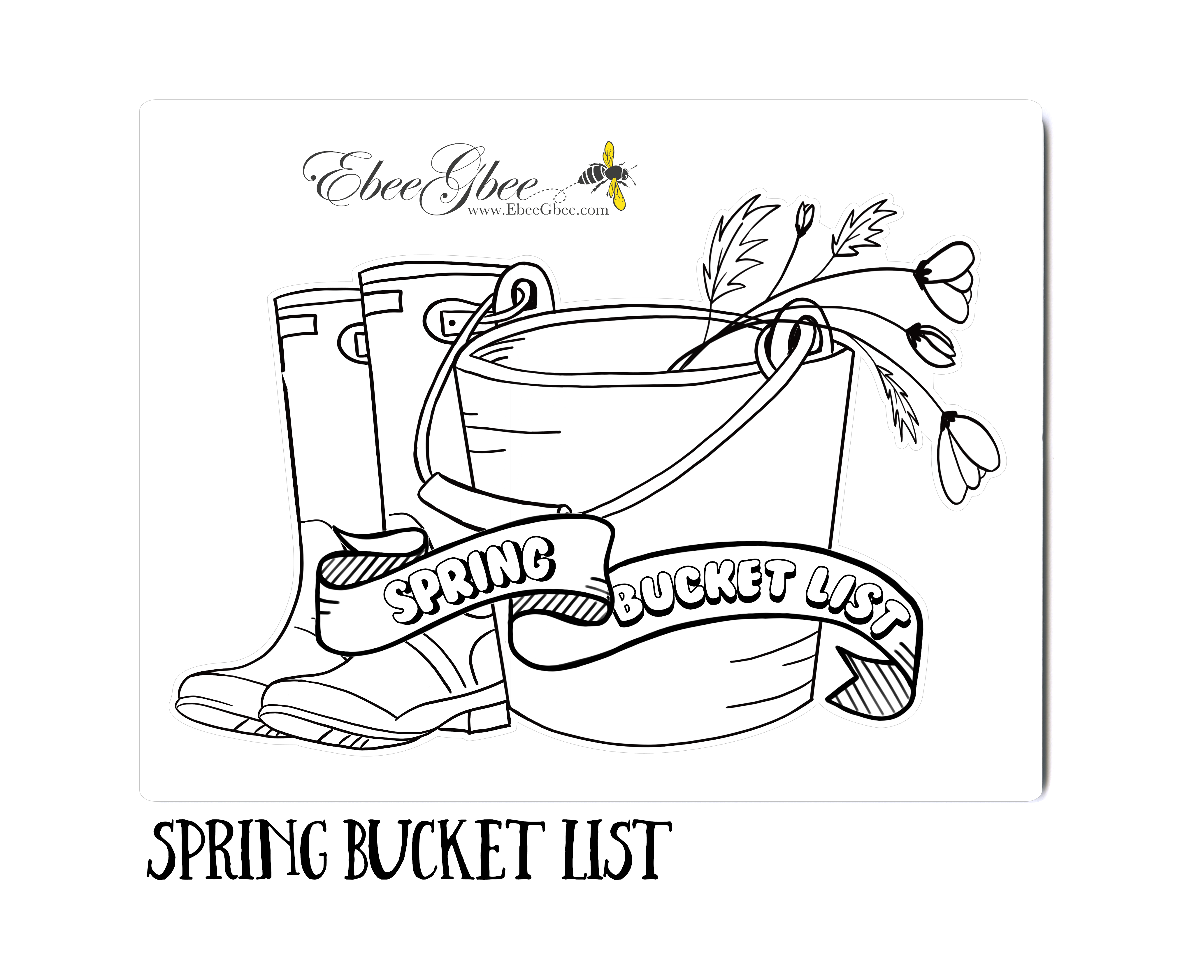 SEASONAL BUCKET LIST Planner Stickers | Hand Drawn – EbeeGbee