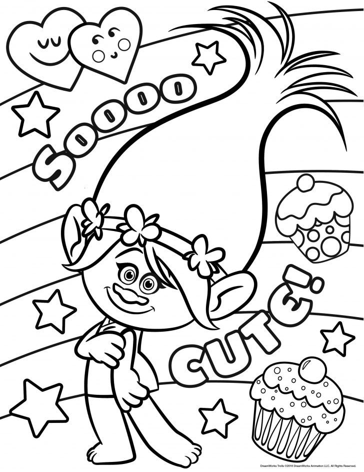 Photo of Free Trolls Coloring Pages ...