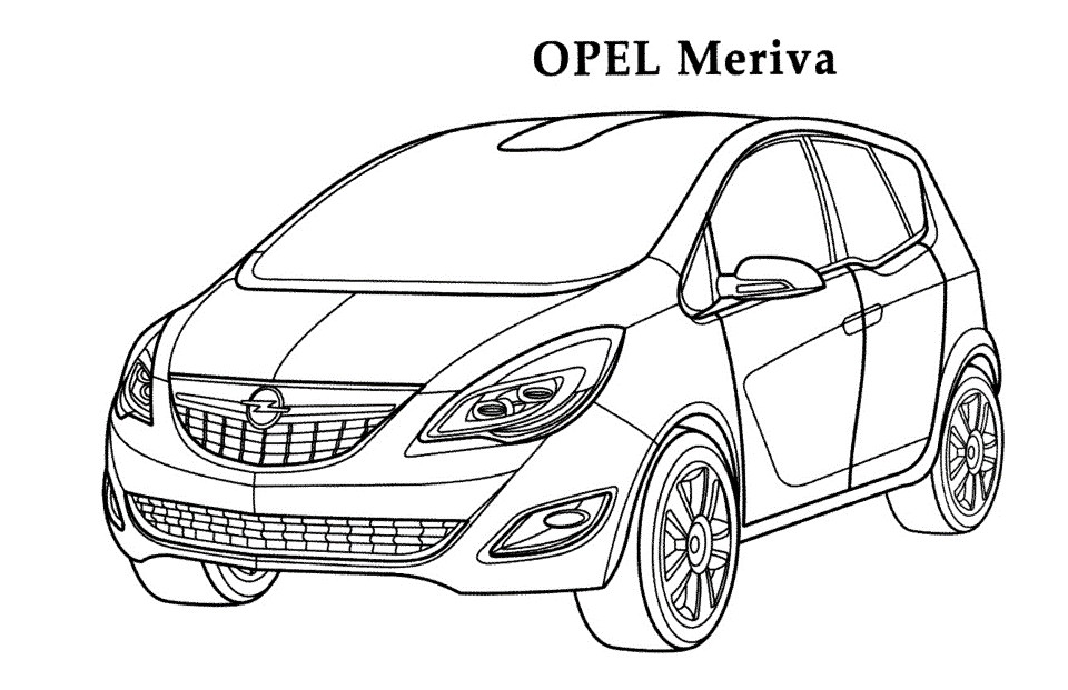 Opel Coloring Pages to download and ...