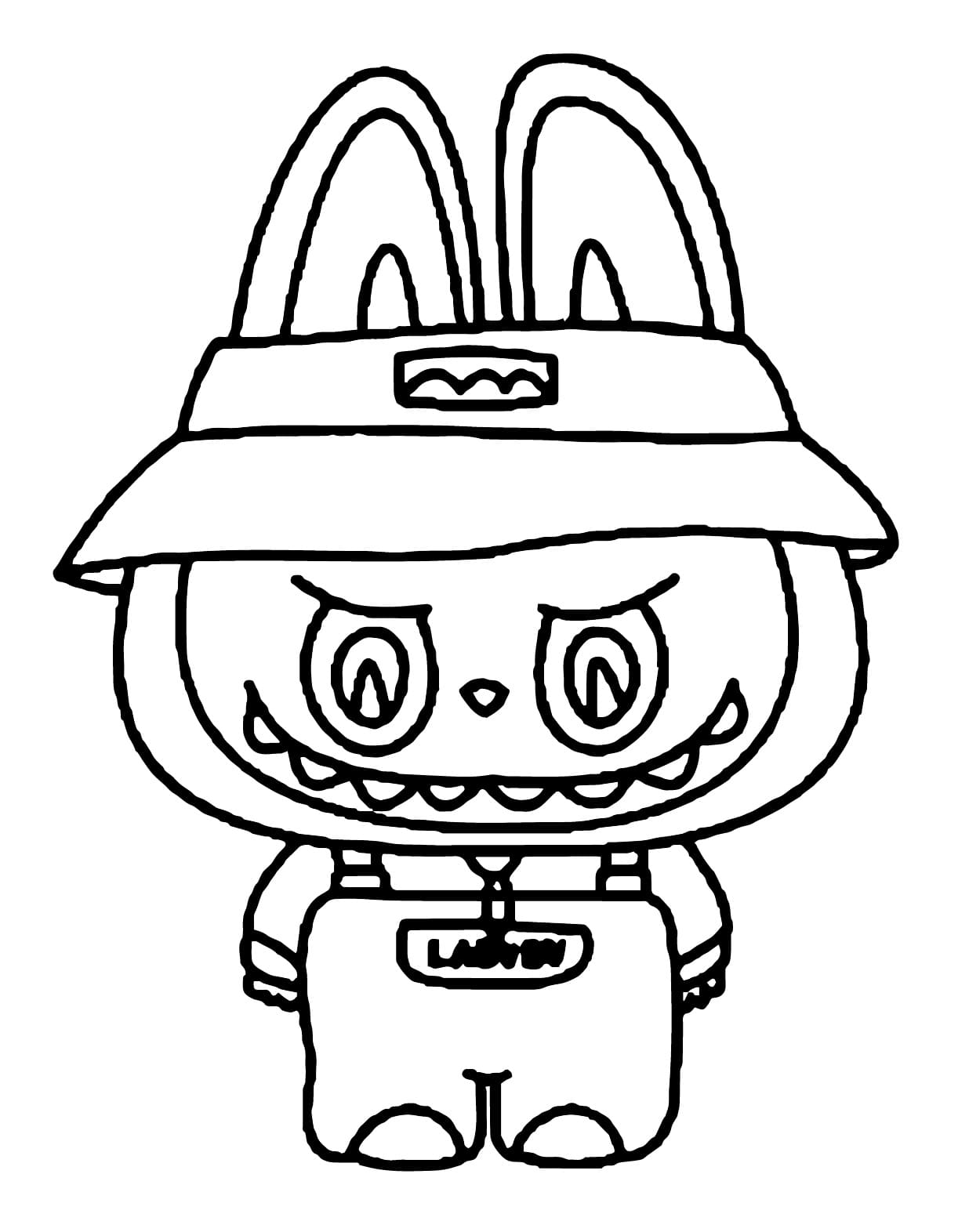 Labubu Free coloring page - Download ...