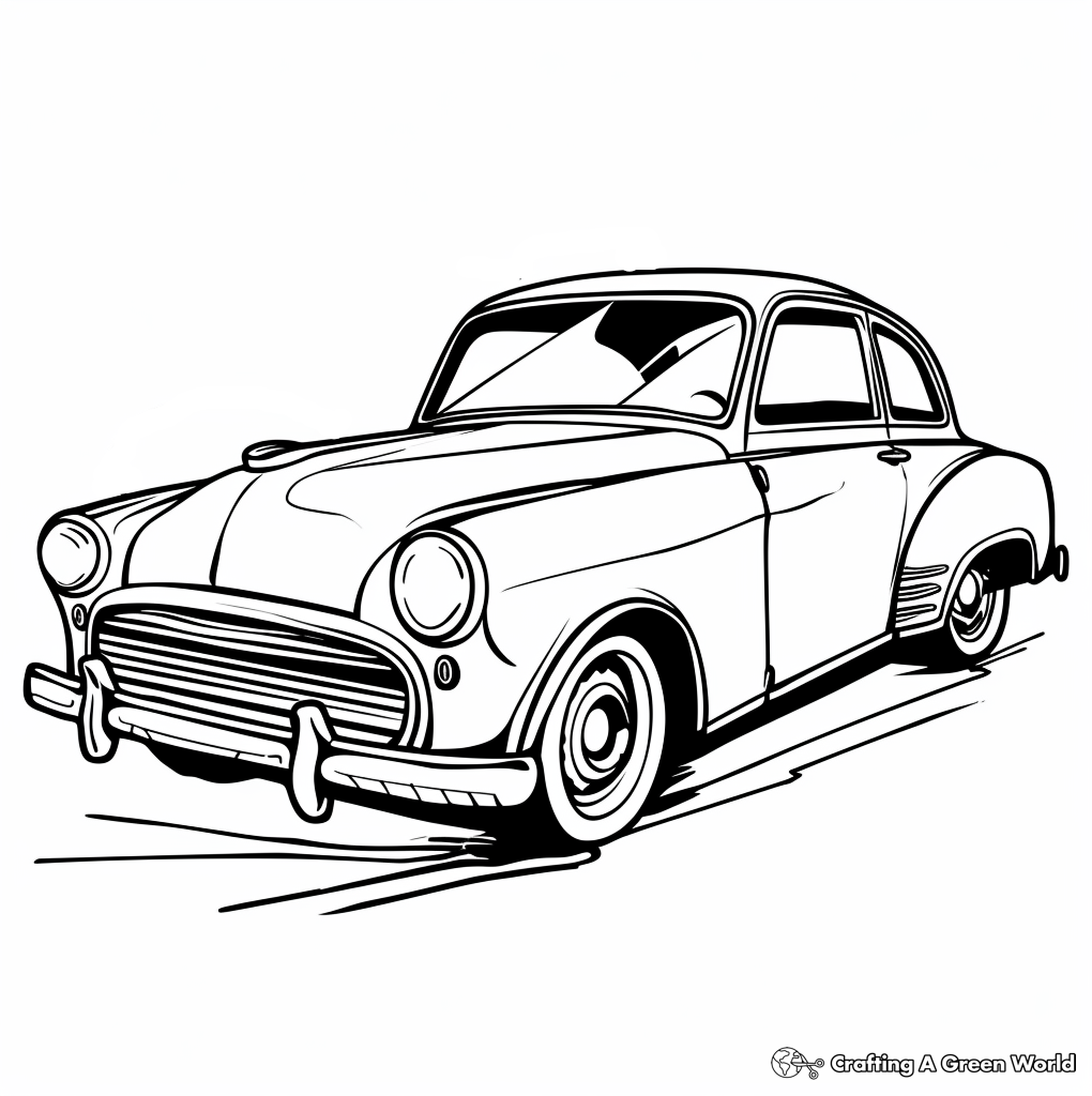 Retro Coloring Pages - Free & Printable!