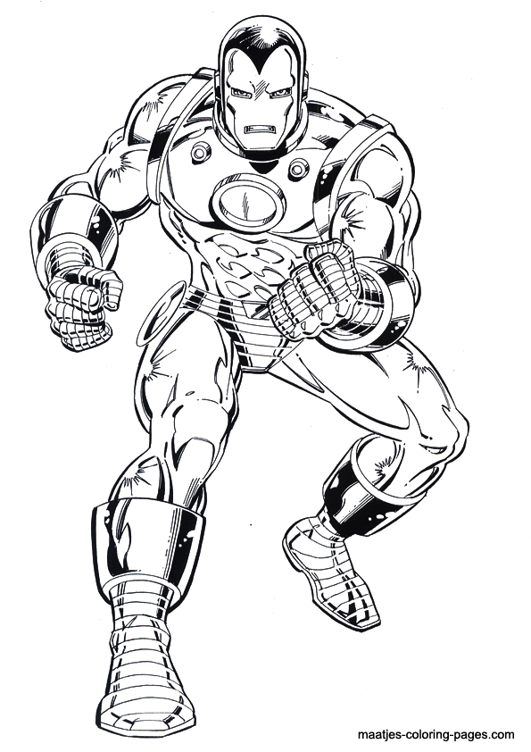 Ironman Coloring Pages - csr-rotarian