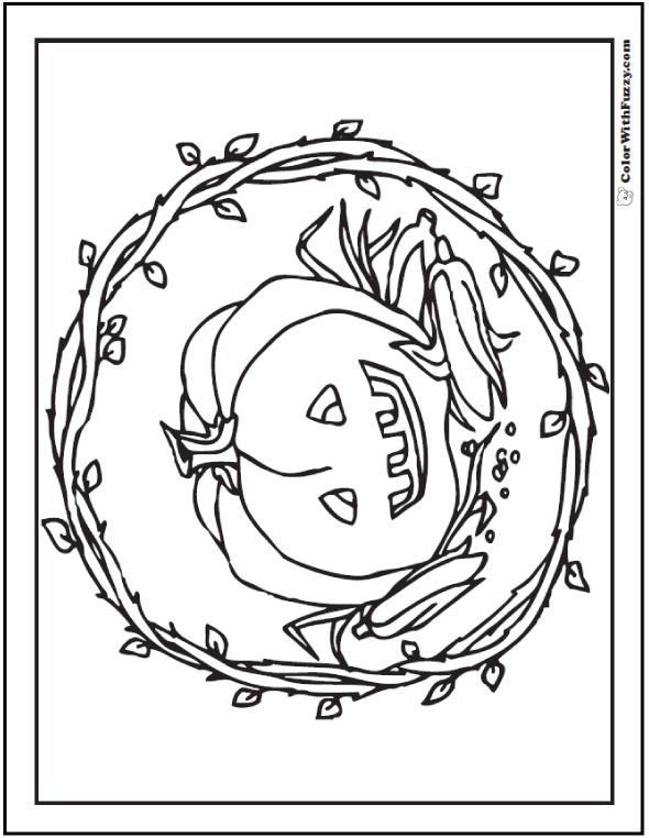 72+ Halloween Printable Coloring Pages: Jack O'Lanterns, Spiders, Bats