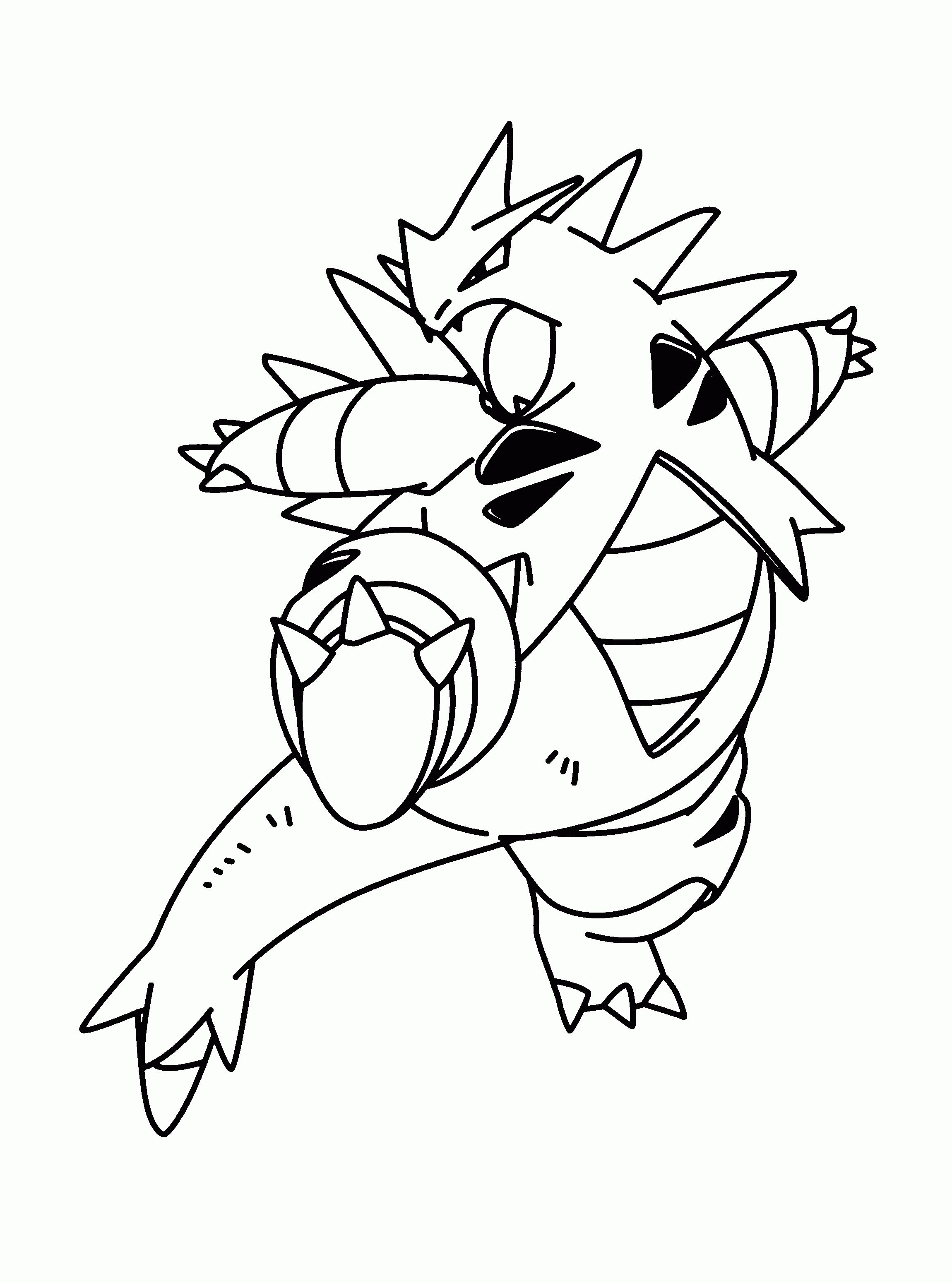 Pokemon Kleurplaten Tyranitar Check more at  https://olivinum.com/pokemon-kleurplaten-tyranitar/ | Pokemon coloring pages,  Pokemon coloring, Pokemon sketch