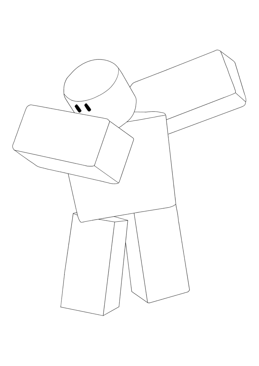 Roblox Noob Coloring Pages - 2 Free Coloring Sheets (2021) | Free printable coloring  sheets, Free coloring sheets, Printable coloring sheets