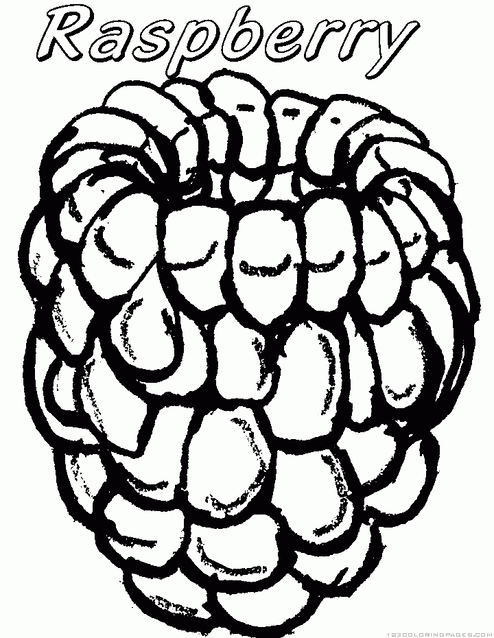 Raspberry Coloring Pages - Part 2