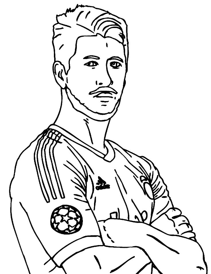 Sergio Ramos Coloring Pages - Free Printable Coloring Pages for Kids