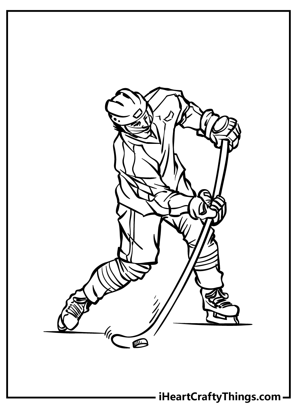 Printable Hockey Coloring Pages (Updated 2023)