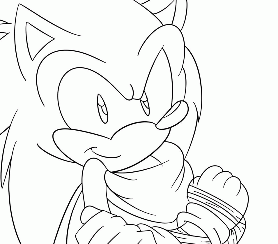 Sonic From Sonic Boom Outline by Shadow4one on DeviantArt