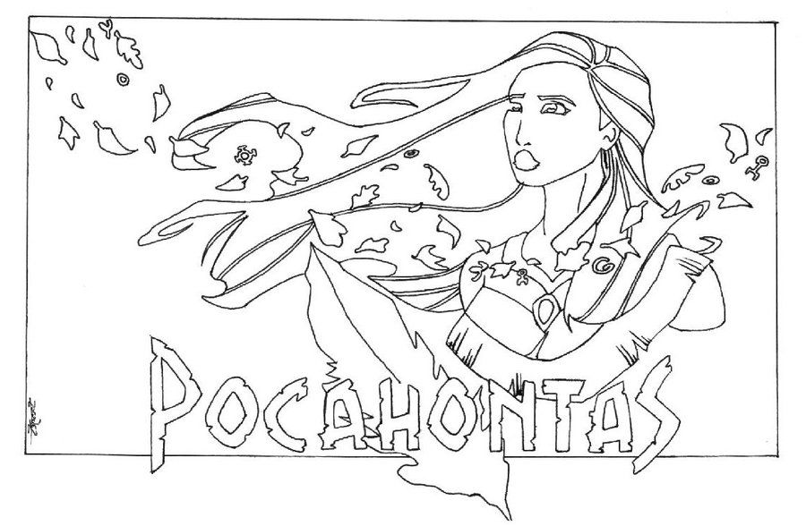 Disney Pocahontas Colouring Pages - Colorine.net | #3845