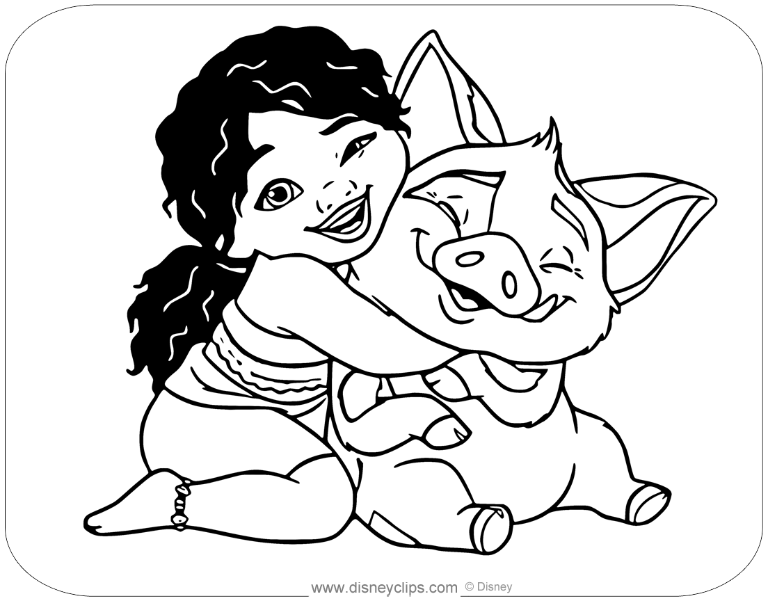 Moana 2 Coloring Pages (PDF Printables ...