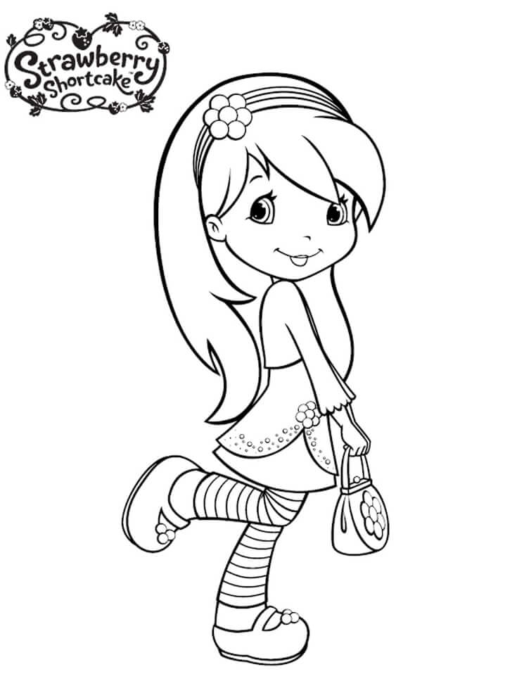 Strawberry Shortcake Coloring Pages - Free Printable Coloring Pages for Kids
