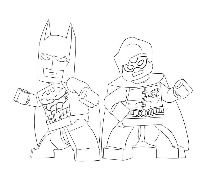 Lego batman coloring pages