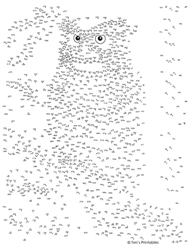 Owl Extreme Dot-to-Dot / Connect the Dots PDF | Digital Educational  Resources
