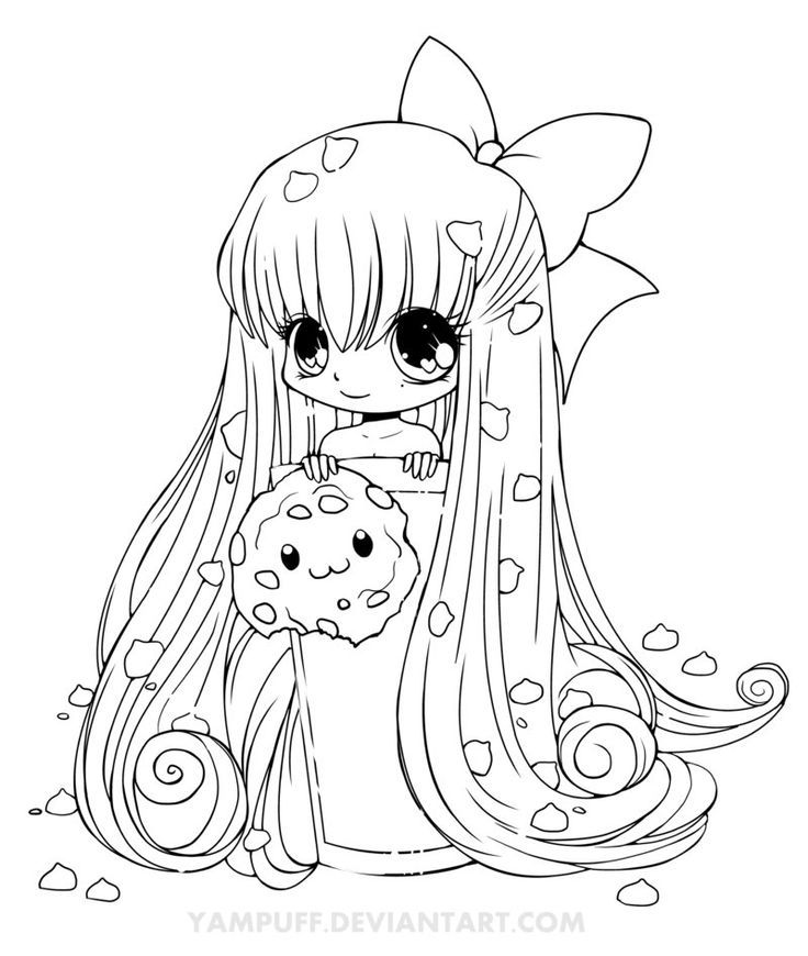 Chibi Anime Characters Coloring Pages - Ð¡oloring Pages For All Ages