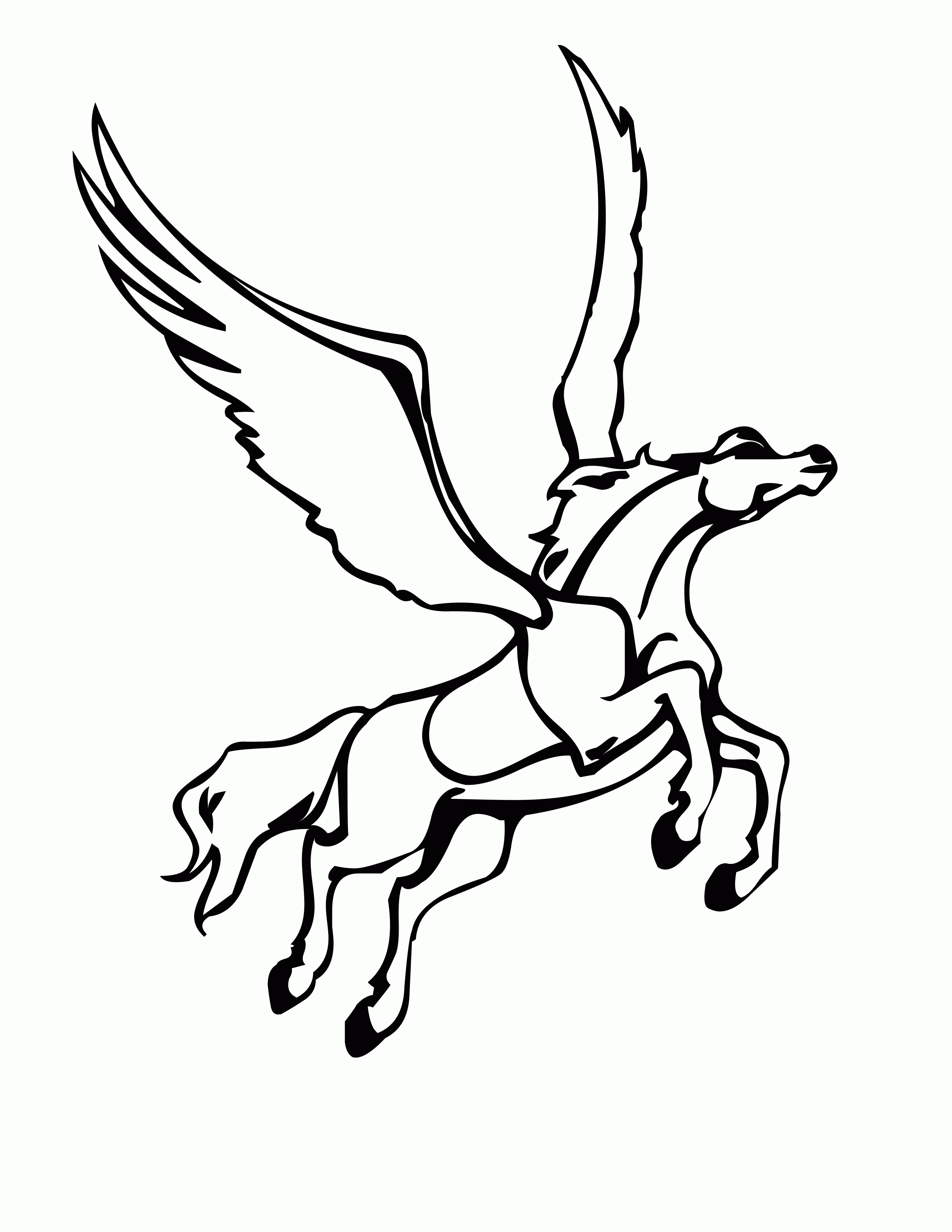 11 Pics of Pegasus Mythical Creature Coloring Pages - Mythical ...