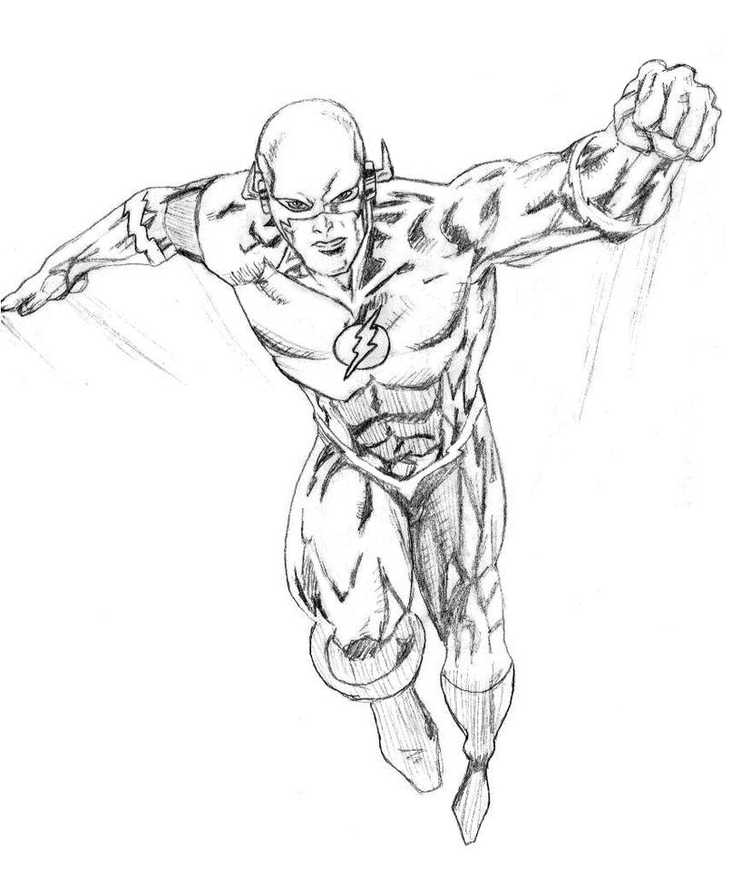 The Flash - Coloring Pages for Kids and for Adults