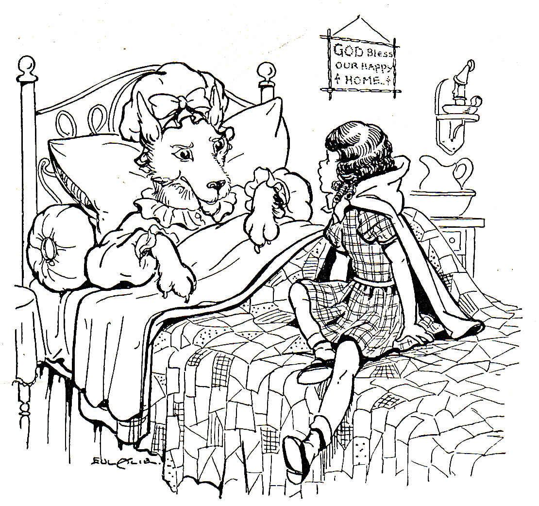 Little Red Riding Hood Coloring Pages | Coloring Pages Gallery