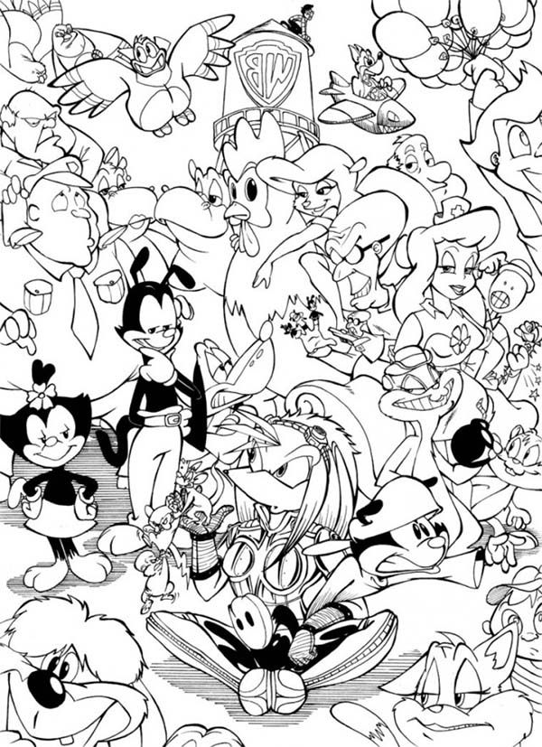 Animaniacs Show Coloring Pages : Batch Coloring