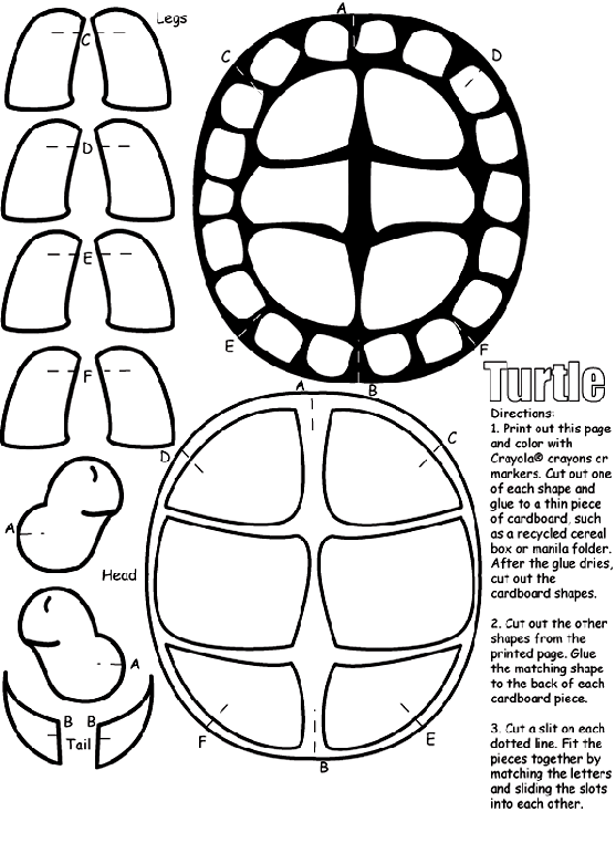 Turtle Coloring Page | crayola.com