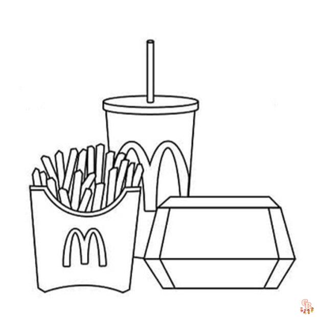 Exciting McDonald Coloring Pages Coloring Pages for Kids