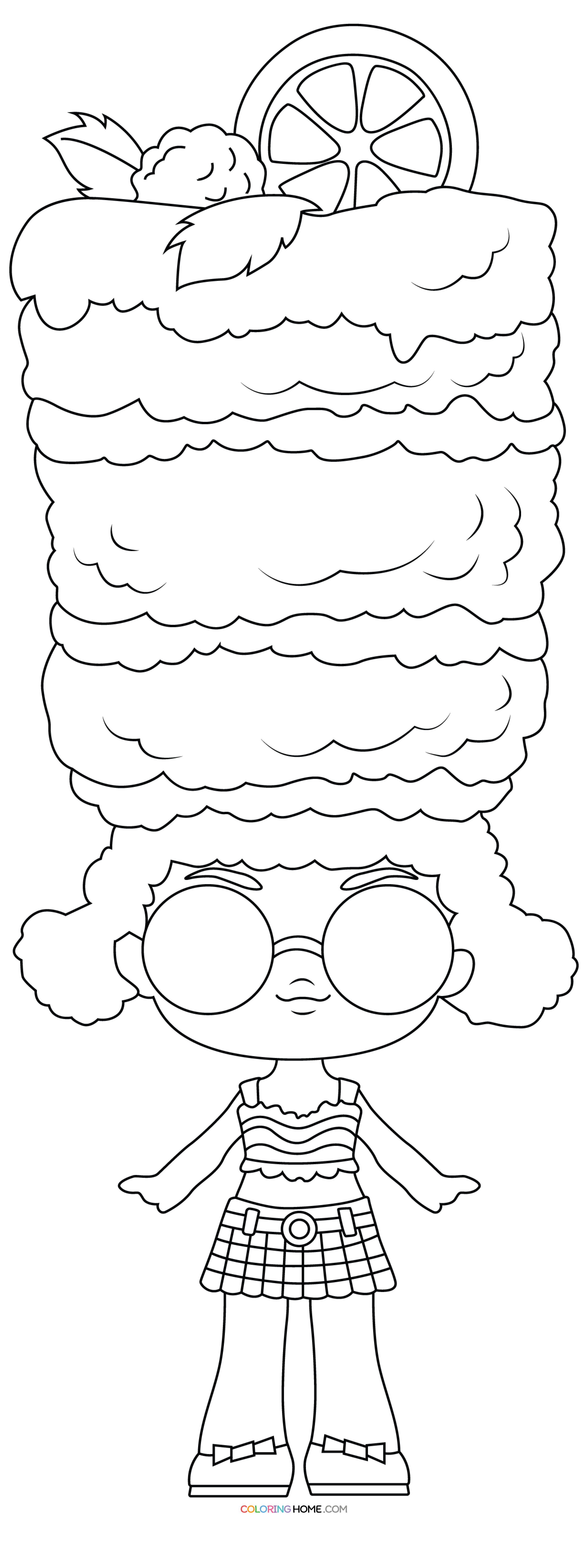 Blume dolls coloring page