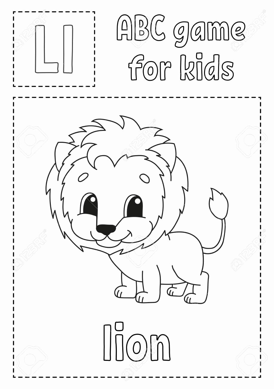 Animal Alphabet Coloring Pages Lovely Letter L is for Lion Abc Game for  Kids Alphabet Coloring Page | Meriwer Coloring
