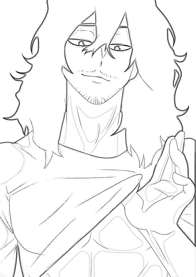 Shota Aizawa Coloring Page - Free Printable Coloring Pages for Kids