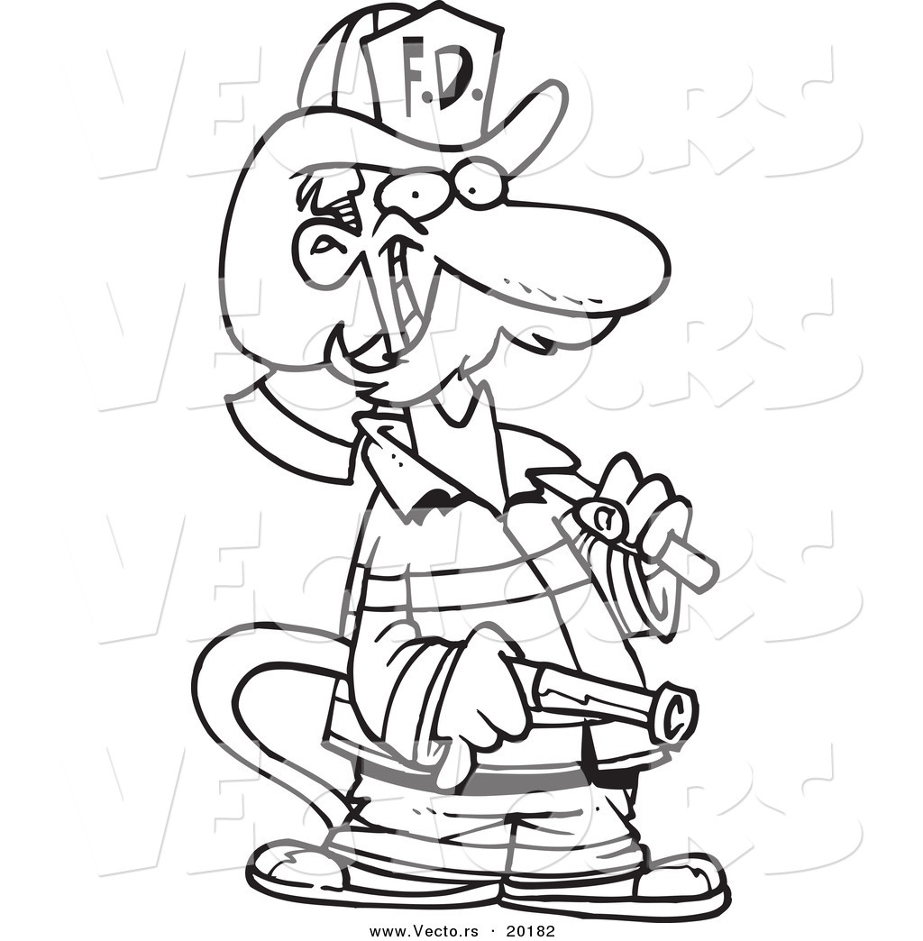 Fire Hose Coloring Page (Page 1) - Line.17QQ.com