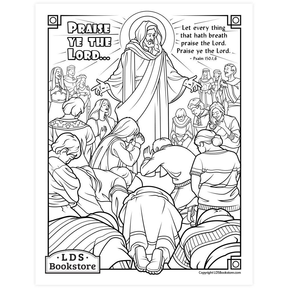 Praise Ye the Lord Coloring Page ...