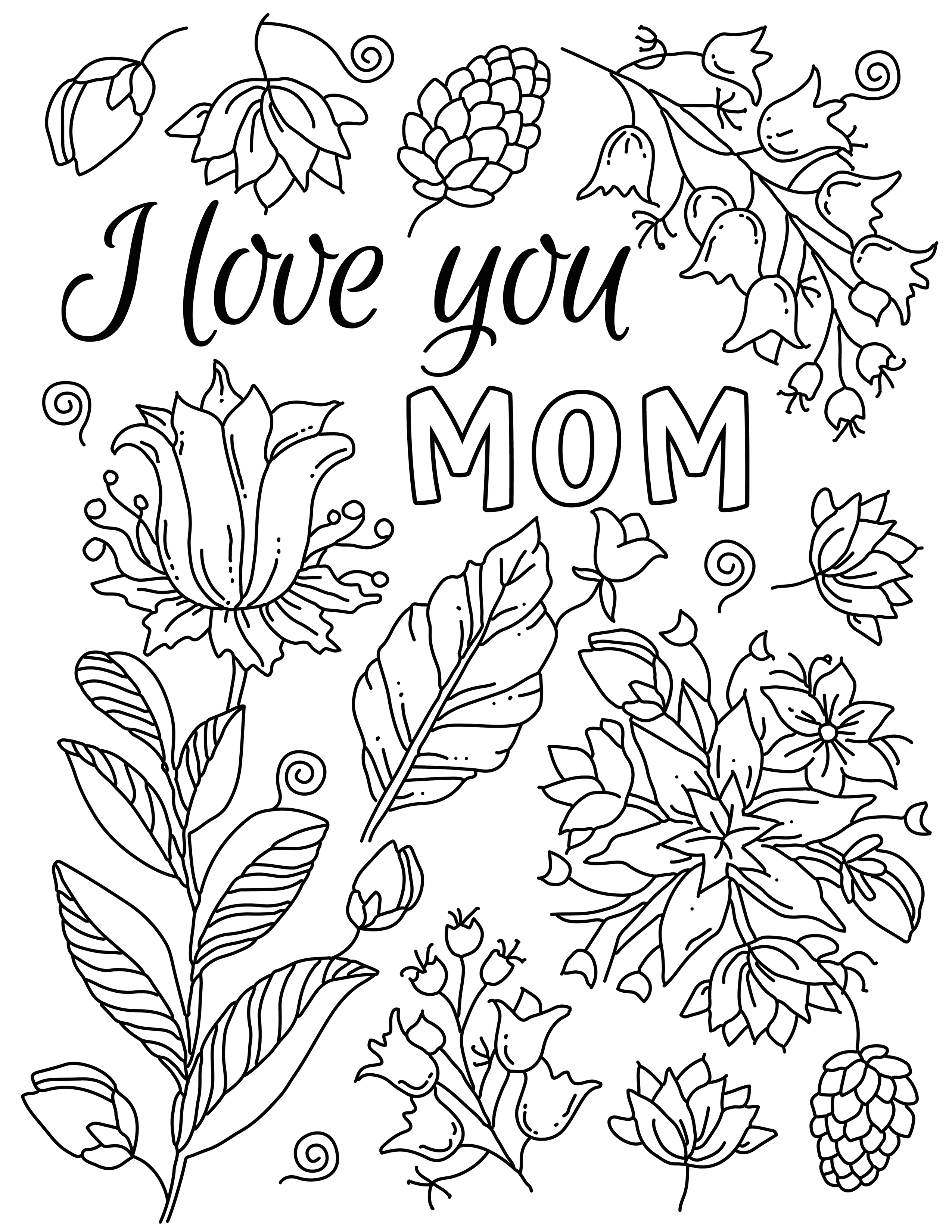 Free Mother's Day Coloring Pages (Printables) for Kids - Happy Toddler  Playtime