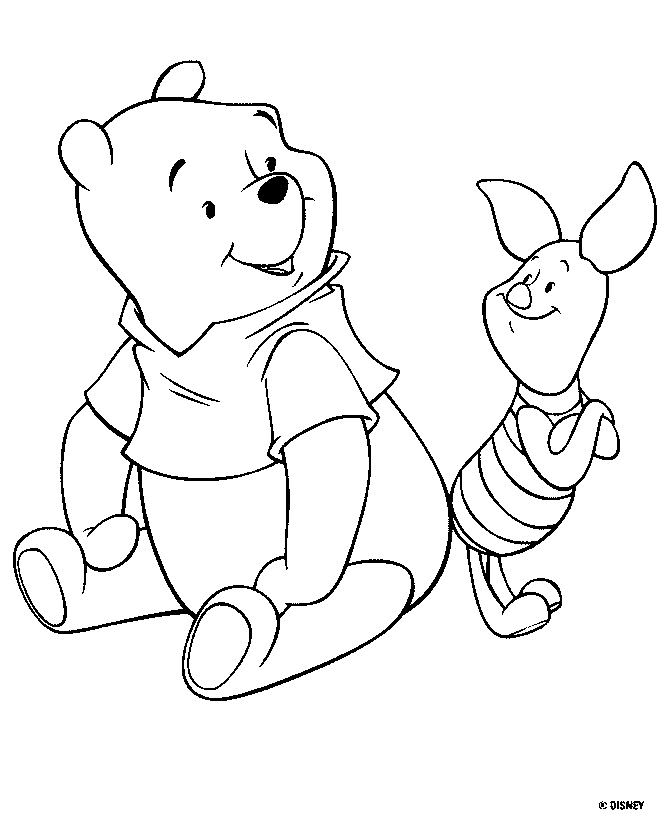 Free Printable Pooh Coloring Pages - Get Coloring Pages