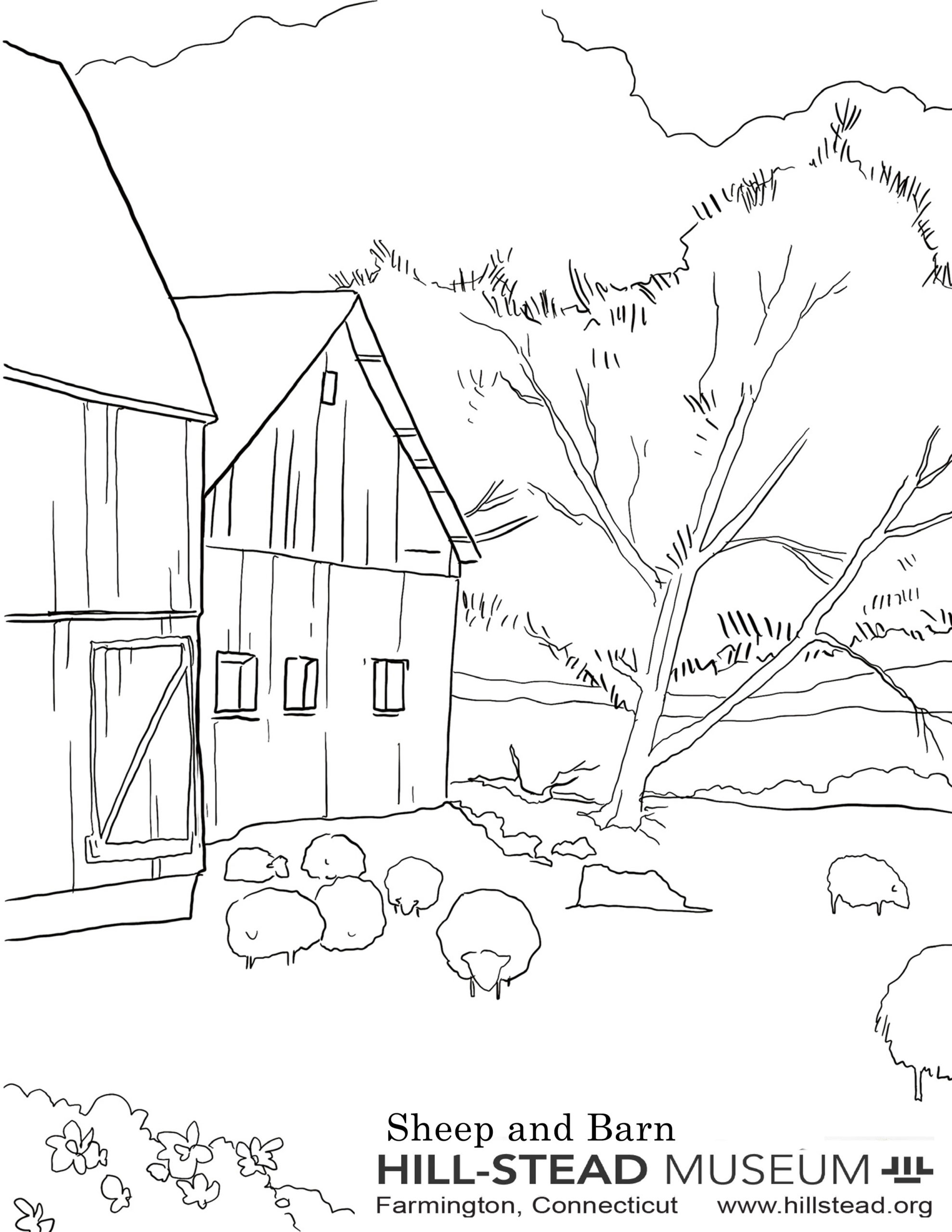 Hill-Stead Coloring Pages | Hill-Stead Museum
