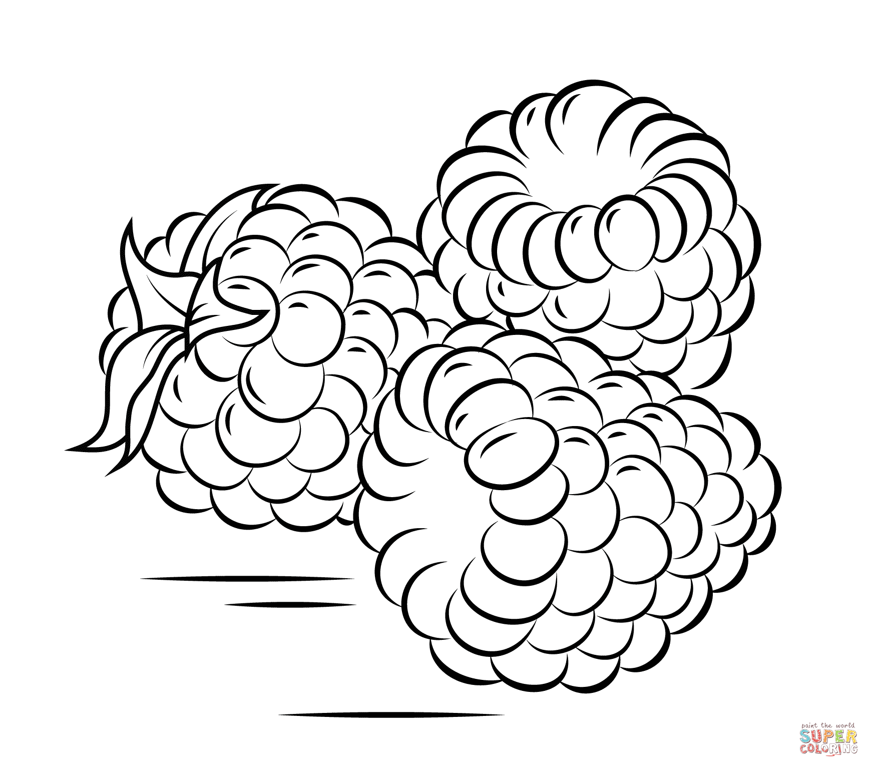 Raspberry coloring pages | Free Coloring Pages
