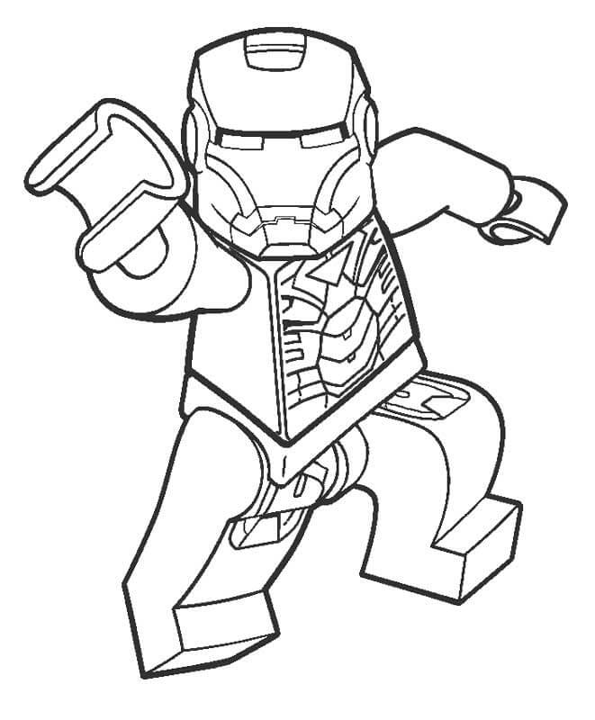 Lego Iron Man Coloring Pages - Free Printable Coloring Pages for Kids