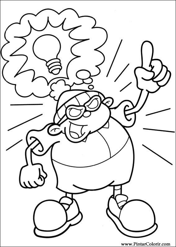 Drawings To Paint & Colour Kids Next Door - Print Design 035