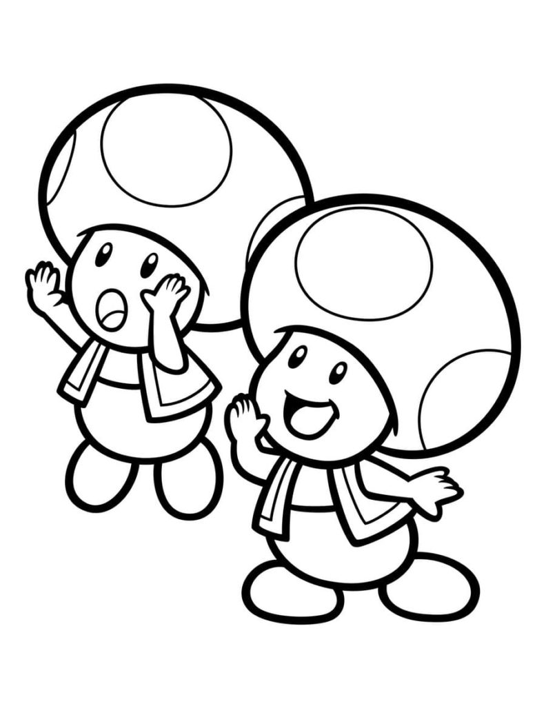 100 Coloring Pages Mario for Free Print | Mario and Luigi Coloring Pages